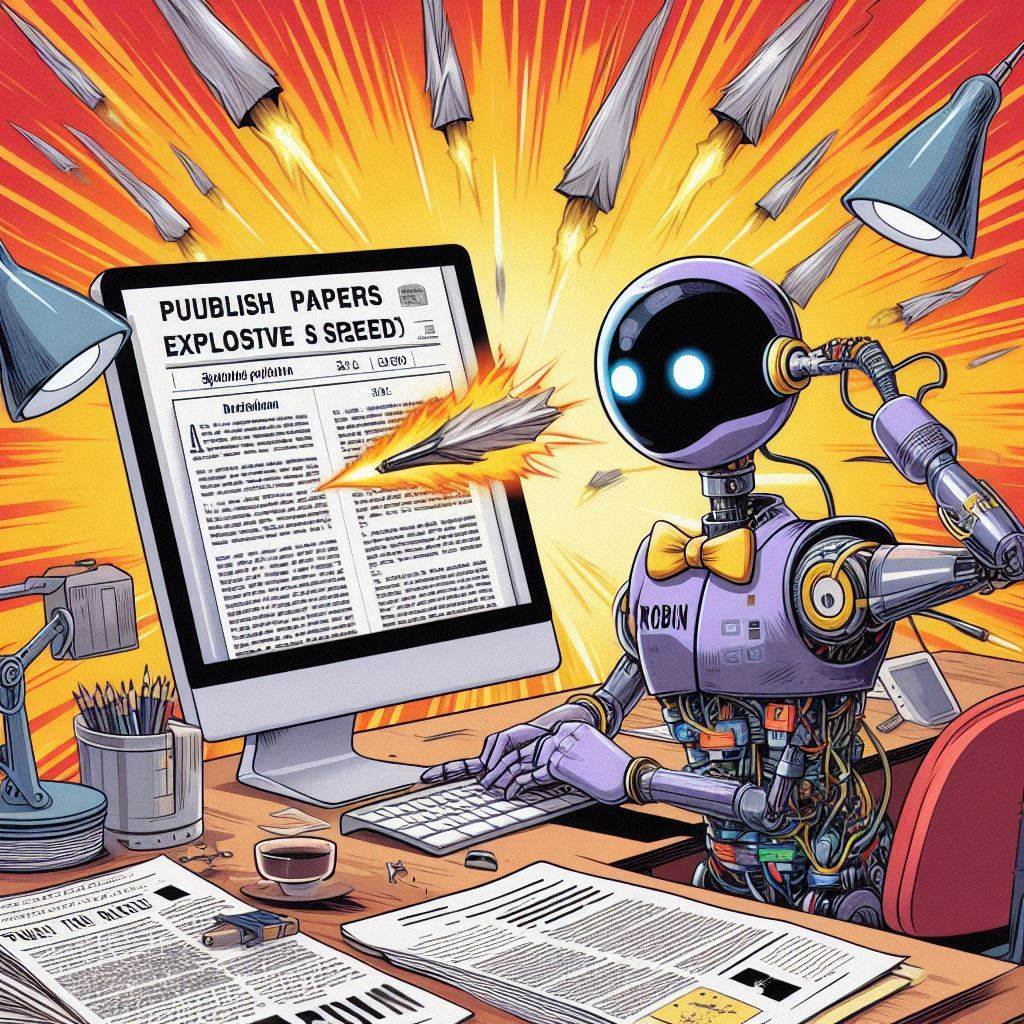 科学研究を自動化するエージェントシステム「Robin」誕生で論文を爆速で公開！