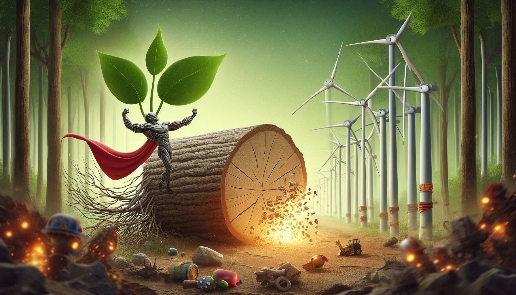 鋼鉄より頑丈な木が爆誕！？　スーパーウッドとカーボンフットプリントの可能性