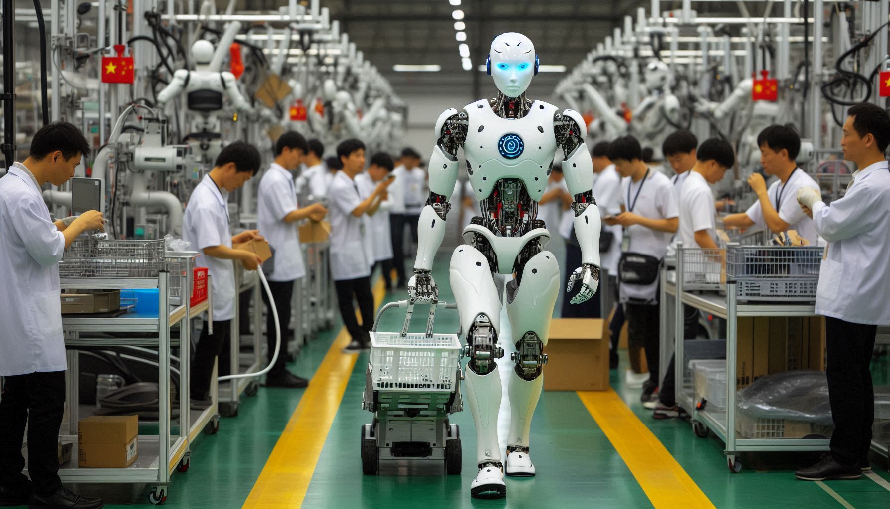 中国製人型ロボット「K2」が量産開始！　30kg持てて1回の充電で8時間稼働