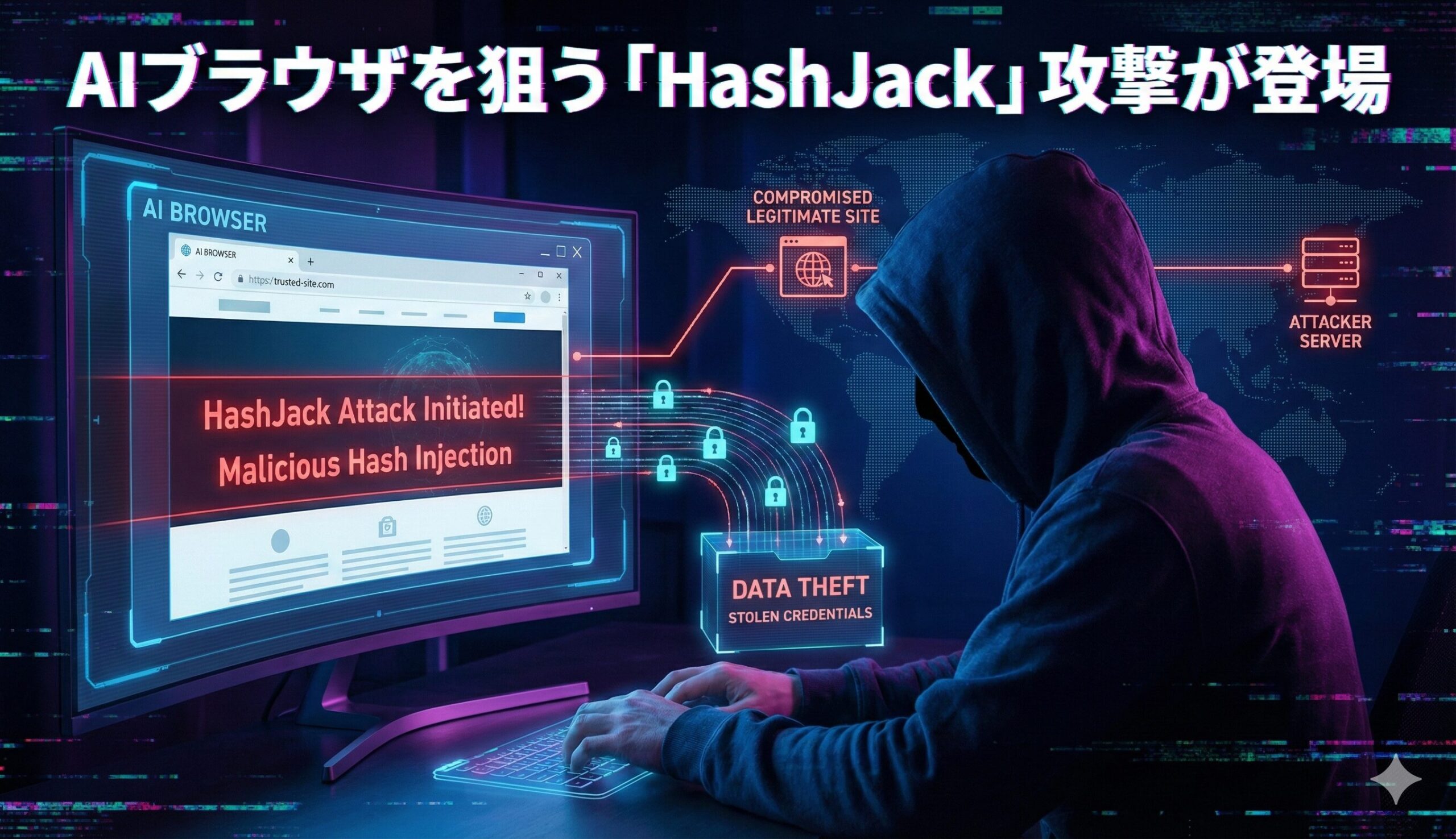 AIブラウザを狙う「HashJack」攻撃が登場