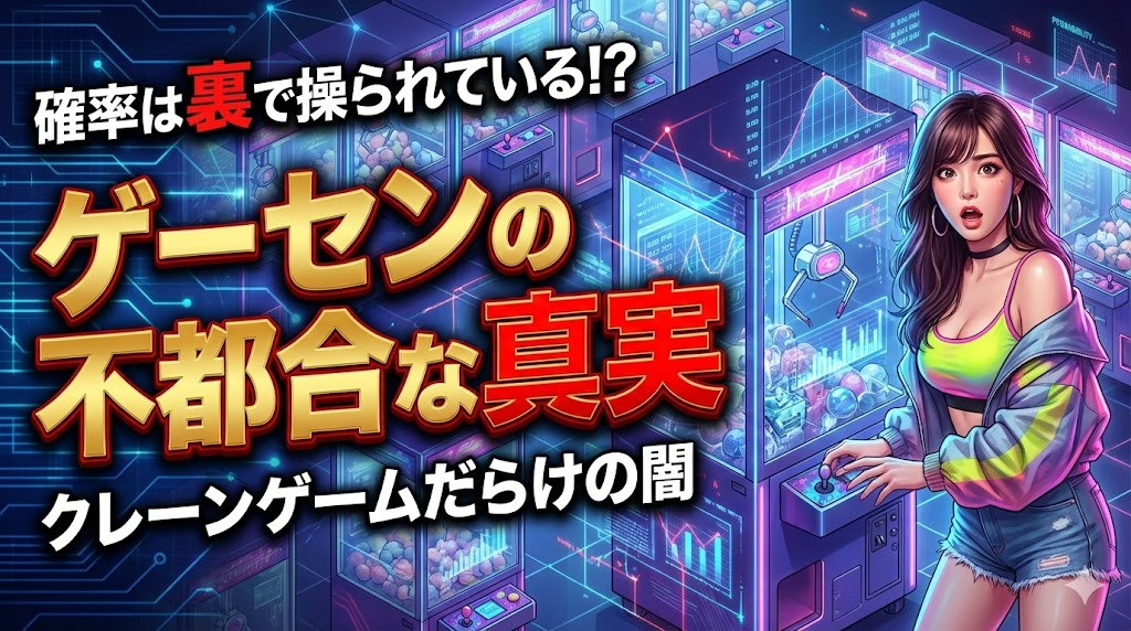 ゲーセンがクレーンゲームだらけになった不都合な理由　いつの間にかオンラインで確率操作できる時代へ！　