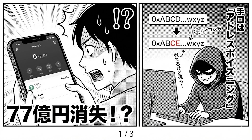 77億円が消えた！？　「アドレスポイズニング詐欺」の衝撃手口とは