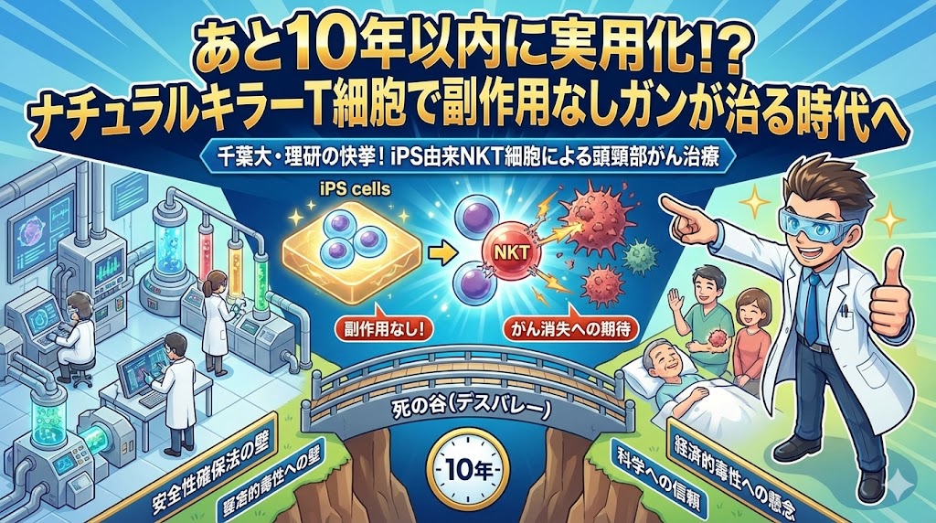 あと10年以内に実用化！？　ナチュラルキラーT細胞で副作用なしでガンが治る時代へ