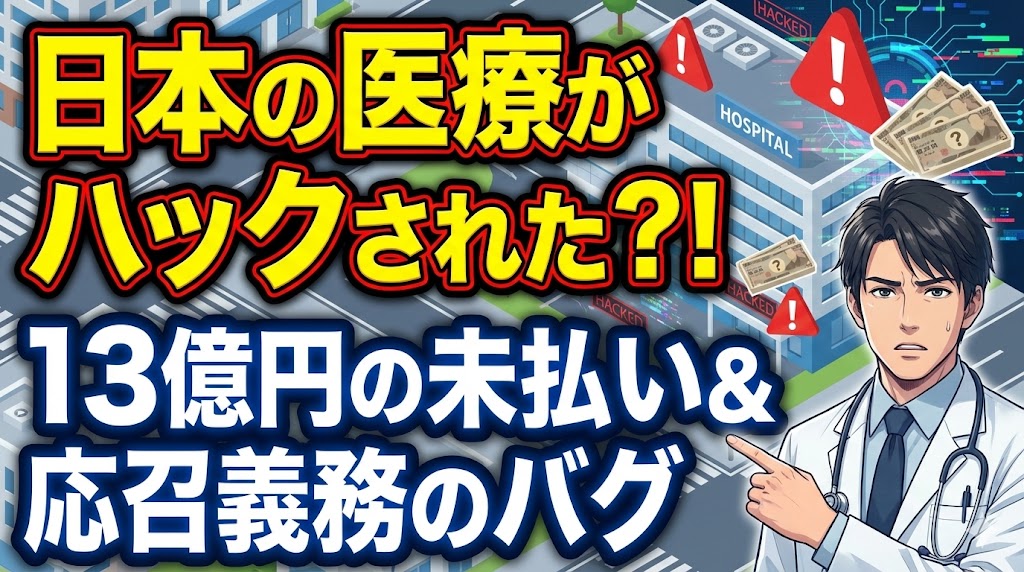 日本の医療制度がハックされ医療費払わない外国人が増！？　応召義務のバグ
