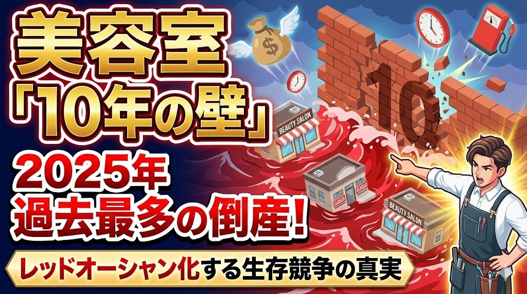 美容室の倒産件数が過去最多！？　求められているのは脱・髪を切るだけの場所
