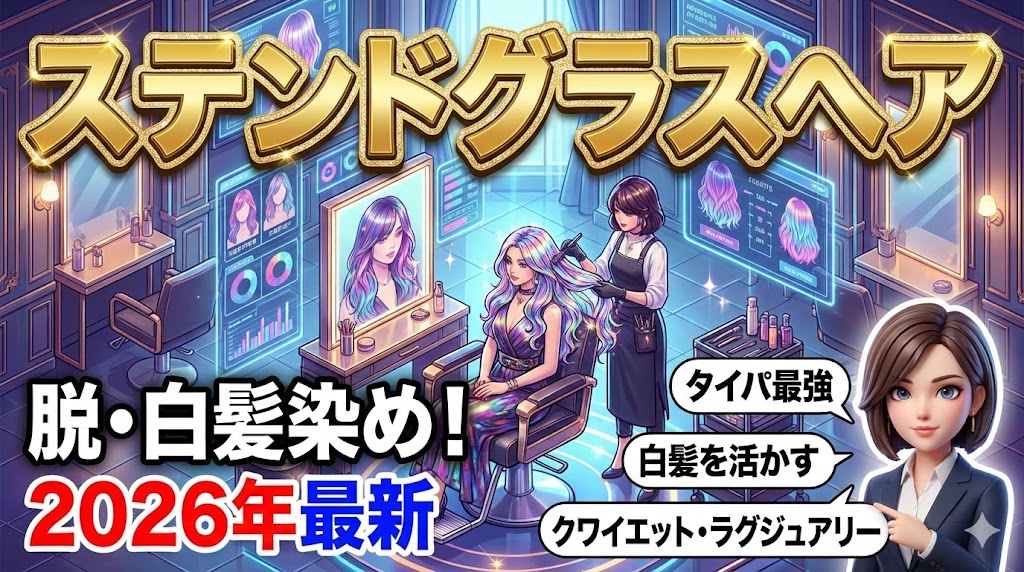 白髪を味方に！　クワイエット・ラグジュアリー時代に流行りそうな「ステンドグラスヘア」