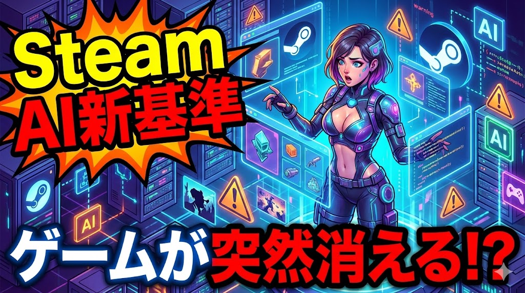Steamからゲームが消える日？　AI時代の開発者の不安