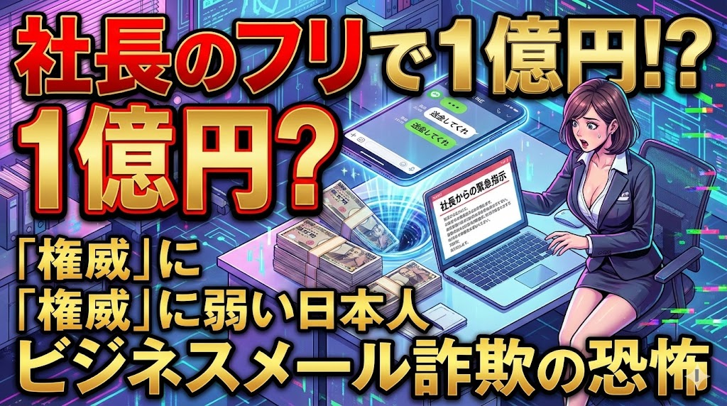 社長より社員の方がダマしやすい？！　社長を盲信する日本でイージー過ぎる1億円詐欺事件発生