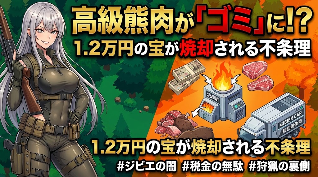 熊肉が売れない理由　キロ1万2000円の「山の宝」が焼却炉へ消える不条理