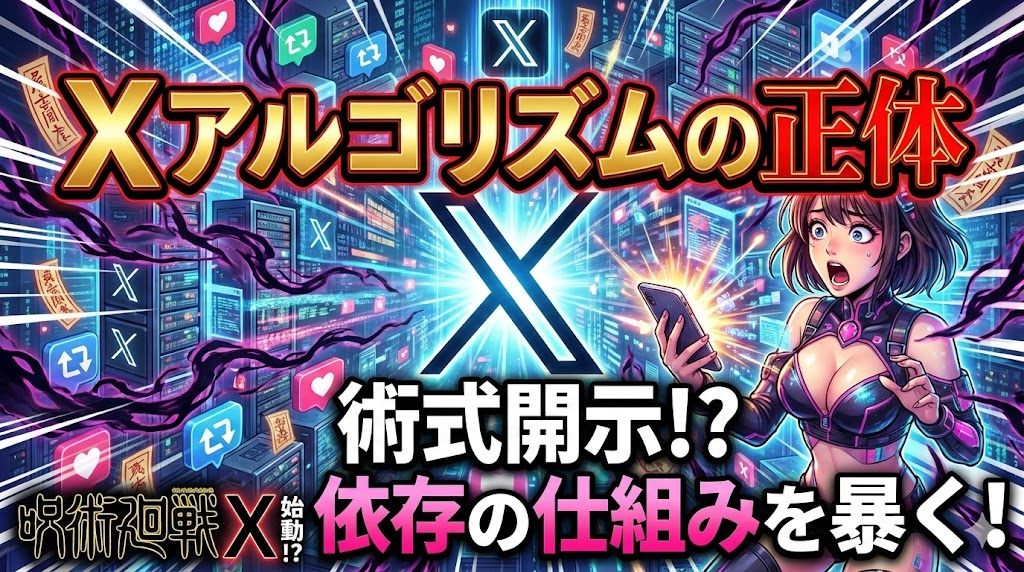 Xがおすすめアルゴリズムを公開! 呪術廻戦Xがはじまった!?