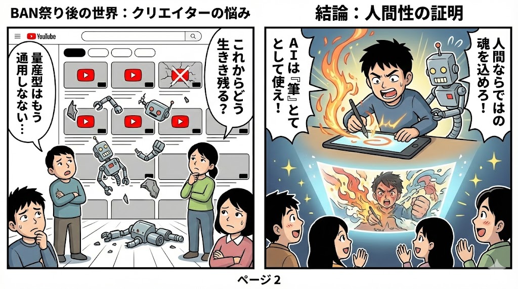 AIスロップでYoutubeショート垢BAN祭り発生！