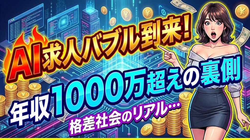 AI求人が爆増中！　年収1000万円超えも続々の裏で進むAI仕事格差とは？