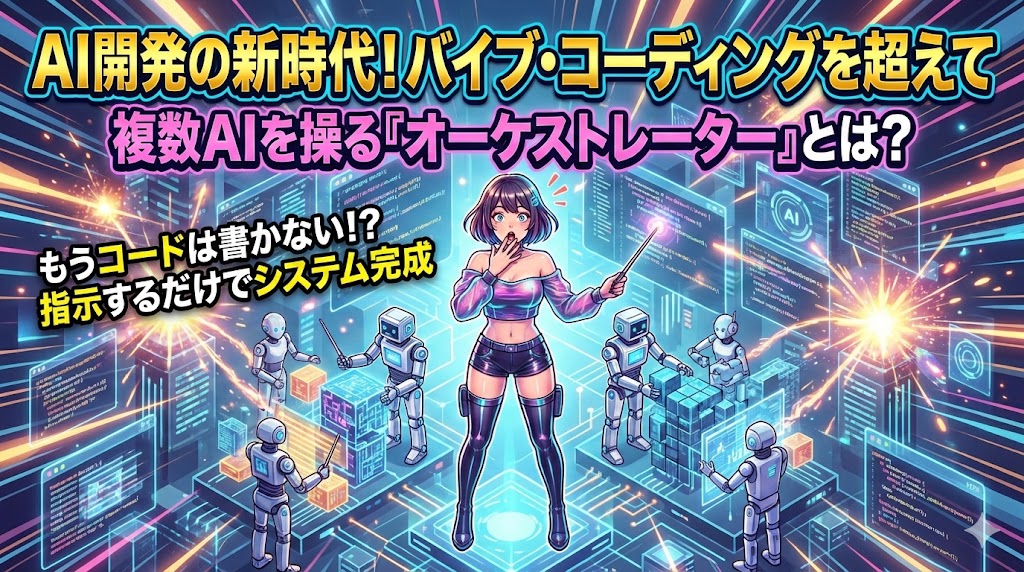 2026年はバイブ・コーディングからオーケストレーターが来るゾ