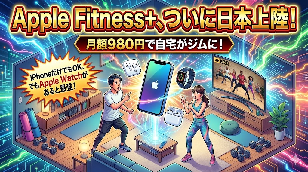 ホームエクササイズ革命なるか？！　Apple Fitness＋