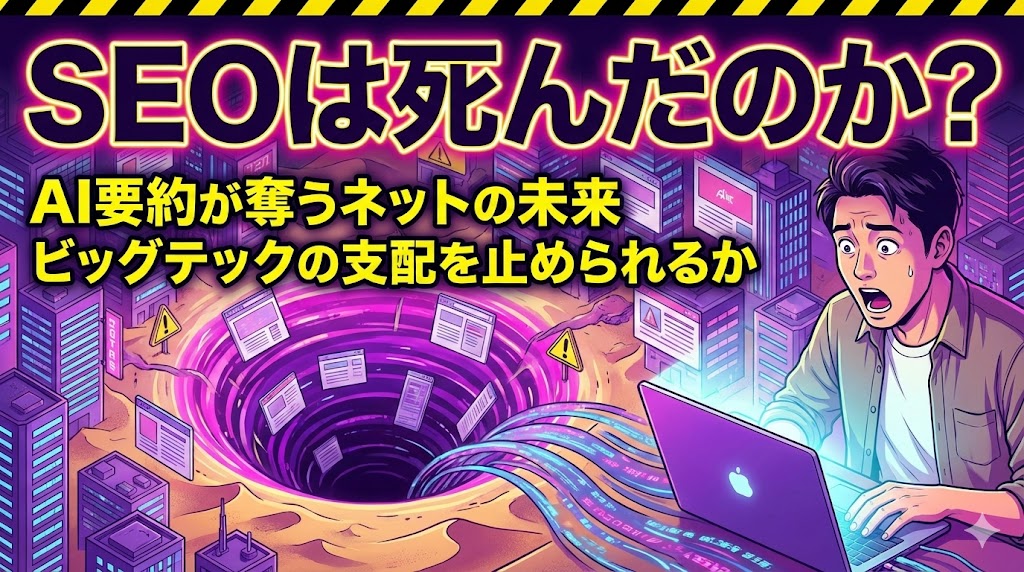 AI要約がゼロクリックを加速！　SEO死亡で広告公害が発生するも無料だからと捨て置かれる